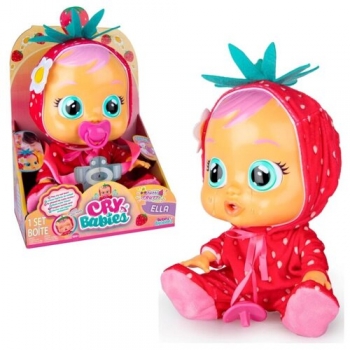 Кукла интерактивный пупс плакса тутти фрутти Cry Babies Tutti Frutti Ella Strawberry Элла клубничка