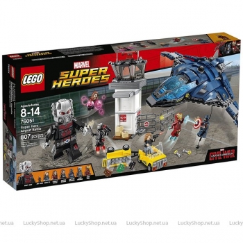 Лего Lego Super 76051 Super Hero Airport Battle Сражение в аэропорту 