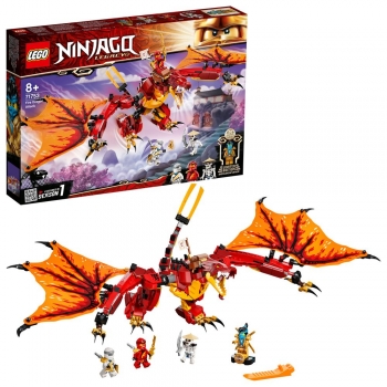 Лего Lego Ninjago Атака огненного дракона 71753