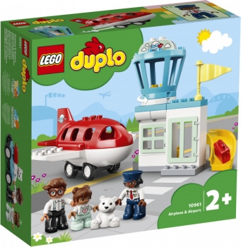 Лего Lego Duplo Самолет и аэропорт 10961