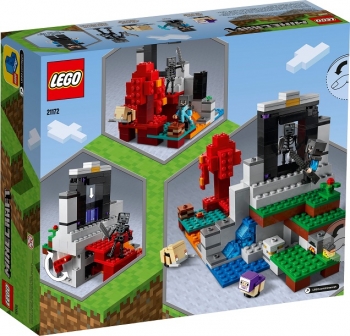 Лего Майнкрафт Lego Minecraft Разрушенный портал 21172