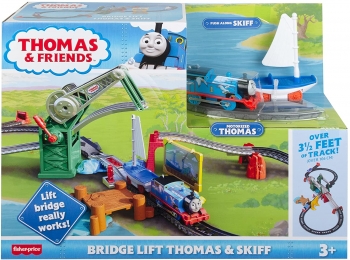  Железная дорога Томас Приключения на мосту  Thomas Bridge Lift Thomas & Skiff