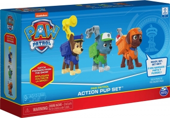 ПОД ЗАКАЗ 25 ДНЕЙ Paw Patrol Набор Щенячий Патруль Чейз, Рокки, Зума Action Pack Pups Chase, Rocky, Zuma