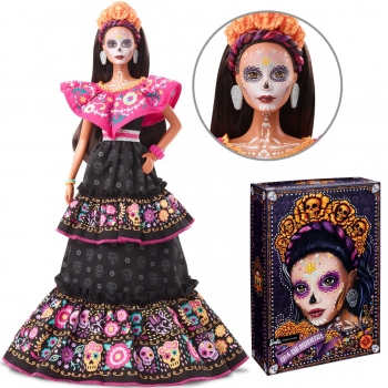 Коллекционная кукла Barbie Dia De Muertos Катрина День мертвых 2021 барби Диа де Муэртос