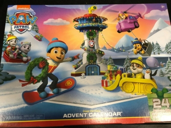 Щенячий патруль Адвент календарь Paw Patrol Advent Calendar 2021