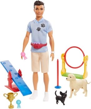 Кукла Барби Кен дрессировщик собак Barbie Ken Dog Trainer 