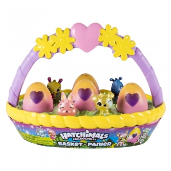 Hatchimals яйца Хетчималс корзинка  фигурок CollEGGtibles Spring  Basket 
