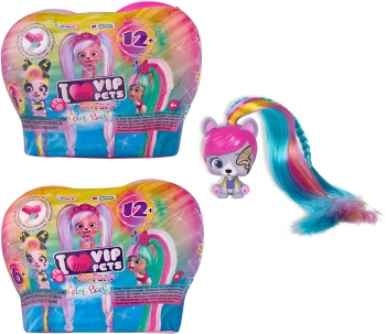 Игровой набор  Домашний любимец с длинными волосами в бутылке VIP Pets Mini Fans серия 2