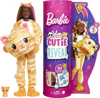 Барби сюрприз Колор Ревил Котик Кошка Barbie Cutie Reveal Kitty 