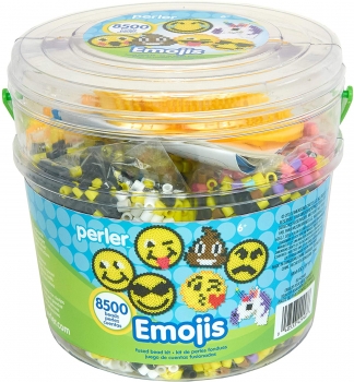Термомозаика  Perler 8500 Перлер Эмоджи смайлы Beads Emoji Bucket 