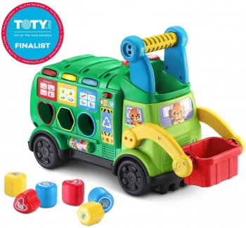 Музыкальный VTech грузовик каталка сортер Sort and Recycle Ride-On Truck 