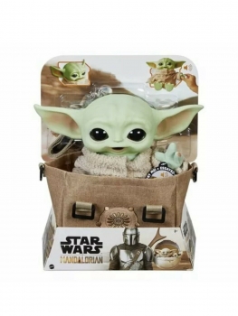 Интерактивный Мандалорец Грогу Малыш Йода  в сумке Baby Yoda Mandalorian Bag