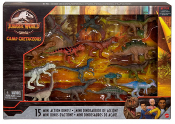 Набр мини фигуркок  динозавров Jurassic World Camp Cretaceous Minis  15шт
