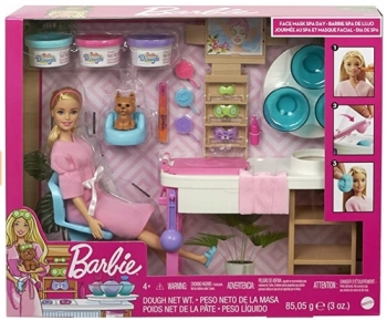  Игровой набор Барби СПА уход за кожей Салон красоты Barbie Wellness Face Masks 