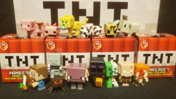 Набір сюрприз Майнкрафт міні фігурка Minecraft  Mini-Figures серія  TNT
