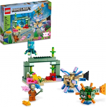 Лего Майнкрафт 21180  Битва зі стражем LEGO Minecraft The Guardian Battle