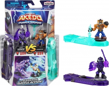 Ігровий набір бійця Акедо Воїни останній поєдинок Akedo Powerstorm  Ultimate Arcade Warriors Shadowfire Nightblade Overboard 