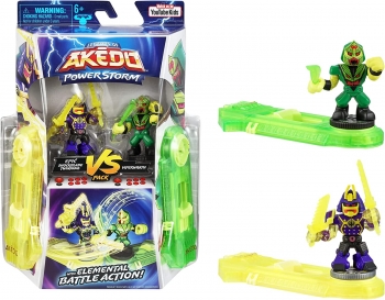 Ігровий набір бійця Акедо Воїни останній поєдинок Akedo Powerstorm  Ultimate Arcade Warriors Shockblade Twinfang Viperwrath 