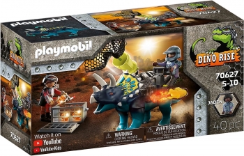 Конструктор Playmobil Плеймобил 70627 Dino rise Трицератопс: Битва Легендарних каменів  Battle for the Legendary Stones 