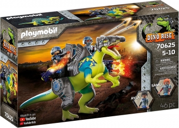 Конструктор Playmobil Плеймобил 70625 Dino rise Спінозавр подвійна захистна сила Spinosaurus: Double defence power