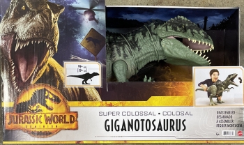 Динозавр Гігантозавр Jurassic World Dominion Super Colossal Giganotosaurus