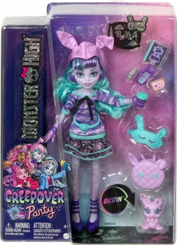 Кукла лялька Monster High 2022 Twyla Sleepover Creepover Party Монстер Хай  Твайла Піжамна 