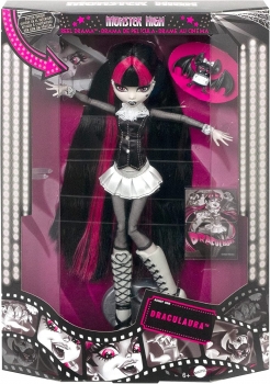 Колекційна кукла лялька Monster High 2022 Draculaura in Black and White, Reel Drama Монстер Хай Дракулаура Драма