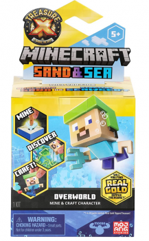 Набір сюрприз Розкопки Майнкрафт Пісок і море пригоди Treasure X Minecraft Sand & Sea Overworld