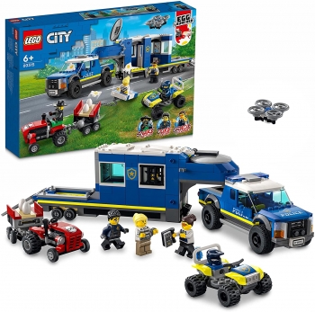  Лего Сити LEGO City 60315 Police Mobile Command Truck  Поліцейська вантажівка з мобільним центром керування