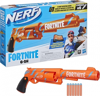  Бластер Нерф Фортнайт NERF Fortnite 6-SH Dart Blaster 