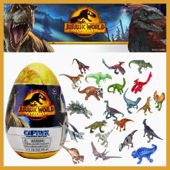 Сюрприз яйце слайм Динозавр  Jurassic World  DOMINION CAPTIVZ DINOSAUR SLIME EGG Світюрського періоду