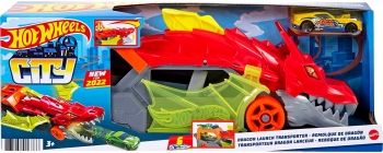 Транспортер перевізник Хот Вілс  Дракон Паща дракона Hot Wheels Dragon Launch Transporter