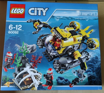  Лего Сіті Lego City 60092 Глибинний підводний човен Deep Sea Submarine