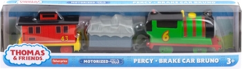 Паровозик потяг моторизований Томас Персі Бруно Thomas & Friends Train Percy Brake Car Bruno 