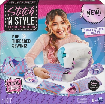 Дитяча швейна машинка з аксессуарами Cool Maker Stitch ‘N Style Fashion Studio Sewing Machine 