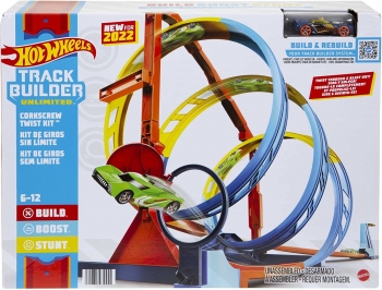 Трек Хот Вілс  Епічна петля Hot Wheels Track Builder Unlimited Corkscrew Twist 