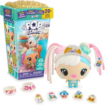Інтерактивна іграшка з аксесуарами  My Squishy Little Pop Stars by WowWee Turquoise
