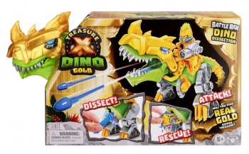 Ігровий набір сюрприз Розкопки Діно Динозавр розсічення TREASURE X  Dino Gold Battle Rex Dino Dissection