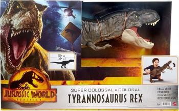 Динозавр Тиранозавр Рекс Jurassic World Super Colossal Tyrannosaurus Rex  Mattel Світ юрського періоду 