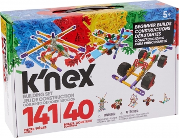 Розвиваючий конструктор Кнекс початківець K'NEX Beginner  141 деталей 40 ідей 