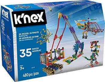  Розвиваючий конструктор Кнекс K'NEX Model Building 480 деталей 35 ідей 