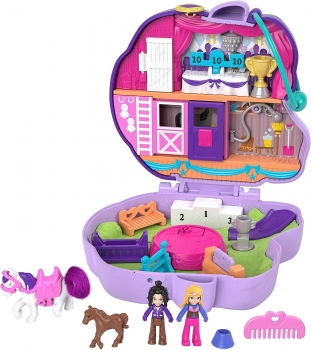 Ігровий набір Поллі Покет Кишеньковий Світ Будиночок поні Polly Pocket Jumpin' Style Pony