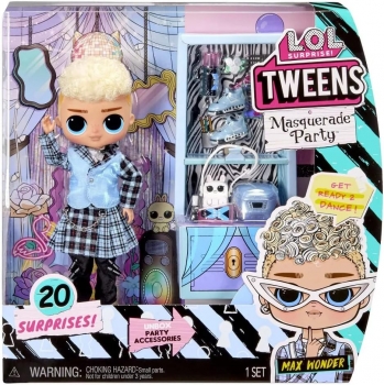 Лялька ЛОЛ Твінс Підлітки хлопчик Маскарад Макс Вандер LOL Surprise Tweens Masquerade Party Max Wonder
