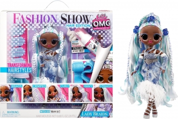 Лялька LОЛ ОМГ модна зачіска Леді Брейдс LOL Surprise OMG Fashion Show Hair Lady Braids