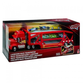 Трейлер Мак транспортер Тачки Мак Тягач Disney and Pixar Cars Mack Minis Transporter 