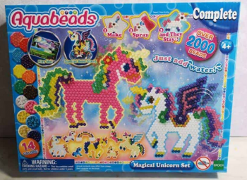 Водна аквамозаїка Аквабідс Чарівні магічні  єдинороги  Aquabeads Magical Unicorn 