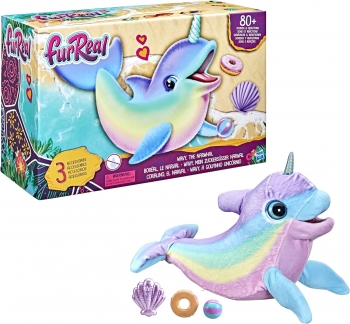 Інтерактивна іграшка грайливий райдужний Нарвал Вейві FurReal Wavy The Narwhal