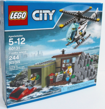  Лего Сіті LEGO City 60131 Crooks Island Острів злодюжок  