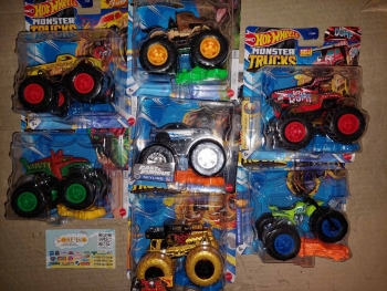 Хот Вілс Джип  Hot Wheels Monster Trucks Crushable Car