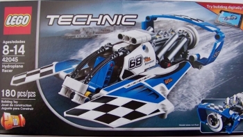 Конструктор Лего технік Lego Technic 42045 Hydroplane Racer Гоночний Гідроплан 